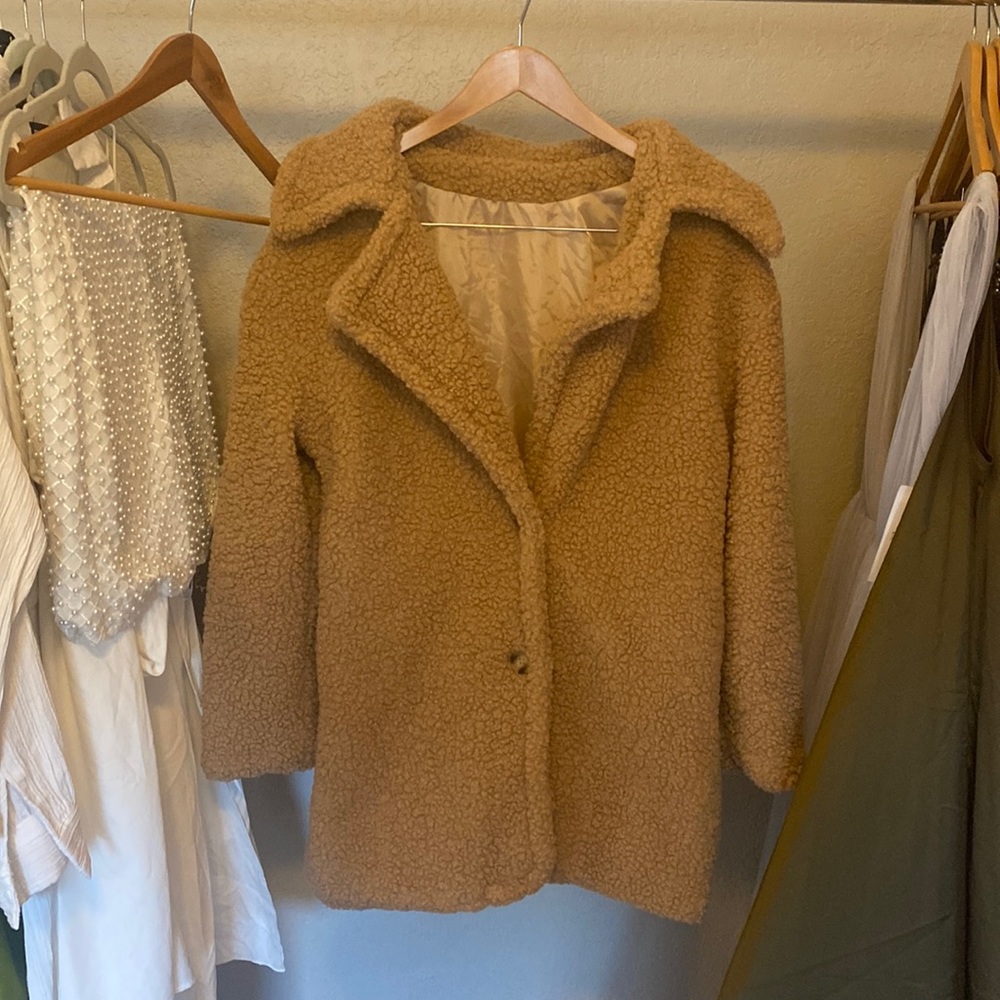 Fuzzy teddy Coat